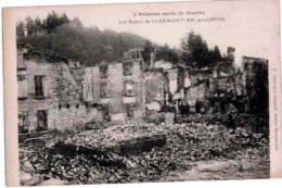 CLERMONT-en-ARGONNE - Les Ruines - L'Argonne Après La Guerre - Clermont En Argonne