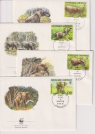 GABON 1988 FDC, Michel 1009/1012 - FDC