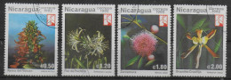 NICARAGUA   N° 1218/21    Oblitere  Fleurs Sauvages - Sonstige & Ohne Zuordnung