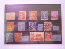 2024 - 1962  TIMBRES PERFORES  -  Perforations Variées   XXX - Used Stamps