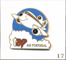 Pin's Transport - Aviation / Compagnie “TAP Air Portugal“ Avec Avion. Est. Pin’s Top. EGF. T1025-17 - Aviones