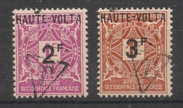 HAUTE-VOLTA - 1927 - Taxe TT N°YT. 9 Et 10 - Oblitérés "T" / Used - Oblitérés