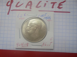 +++ QUALITE+++LUXEMBOURG 100 FRANCS 1964 ARGENT+++(A.5) - Luxembourg
