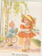 Illustrateur  MAUZAN : Enfant , Sur Mon Chemin , Vélo - Mauzan, L.A.