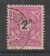 HAUTE-VOLTA - 1927 - Taxe TT N°YT. 9 - 2f Sur 1f Lilas-rose - Oblitéré / Used - Usados