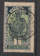 HAUTE-VOLTA - 1928 - N°YT. 43 - 1c Noir Sur Vert - Oblitéré / Used - Oblitérés