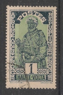 HAUTE-VOLTA - 1928 - N°YT. 43 - 1c Noir Sur Vert - Oblitéré / Used - Gebraucht