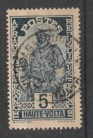 HAUTE-VOLTA - 1928 - N°YT. 46 - 5c Bleu - Oblitéré / Used - Gebruikt