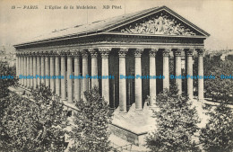 R629973 Paris. L Eglise De La Madeleine. ND. Phot - Monde