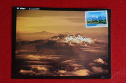 Ecuador Maxicard Volcano Chimborazo El Altar Carte Maximum Volcan Equateur - Volcans