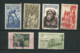 AOF (RF) - DIVERS -  N° Yt 26+28+35+36+51+67 Obli. - Used Stamps