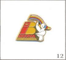 Pin's Aviation / Compagnie “Ibéria“ Pour L’Expo Universelle De Séville 1992. Est. SE. Expo’92. Sa ©1989. Métal. T1025-12 - Airplanes