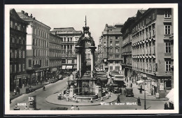 AK Wien, Hoher Markt Mit Brunnenanlage  - Autres & Non Classés