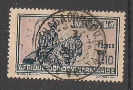 HAUTE-VOLTA - 1928 - N°YT. 59 - 1f10 Noir Et Mauve - Oblitéré / Used - Gebraucht