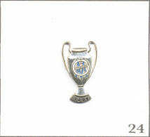 Pin's Sport - Football / Coupe Pour L’Olympique De Marseille 1991. Non Estampillé. Métal Peint. T1025-24 - Fussball