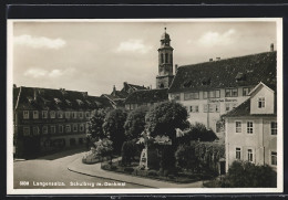 AK Langensalza, Schulberg Mit Denkmal  - Bad Langensalza