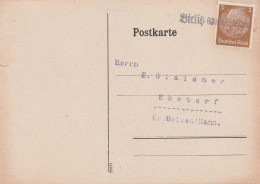 Schlesien  Deutsches Reich Karte Mit Landpoststempel Bielitz Oberschlesien Bielsko-Biała - Briefe U. Dokumente