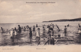 CPA - 83 PORQUEROLLES PREVENTORIUM DES HOPITAUX D AVIGNON ENFANTS AU BAIN.D028 - Porquerolles