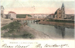 CPA Carte Postale France Wimereux La Rivière Et L'église 1902   VM81153 - Boulogne Sur Mer