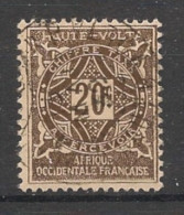 HAUTE-VOLTA - 1928 - Taxe TT N°YT. 14 - 20c Sépia - Oblitéré / Used - Usados