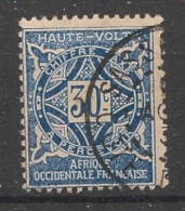 HAUTE-VOLTA - 1928 - Taxe TT N°YT. 15 - 30c Bleu - Oblitéré / Used - Used Stamps