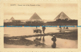 R631806 Egypt. General View Of The Pyramids Of Giza. L. C - Mundo