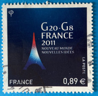 France 2011 : G20-G8 Présidence Française N°4575 Oblitérés - Gebruikt