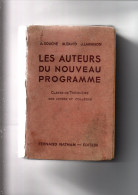 Les Auteurs Du Nouveau Programme Classe De 3e Des Lycees Et Colleges A.Souche.... - 12-18 Jahre