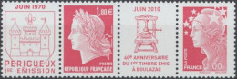 2010 - 4459 & 4460 - 40e Anniversaire Du 1er Timbre-poste émis à L'imprimerie De Boulazac - Unused Stamps