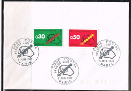 PHIL-L31 - FRANCE N° 1719/20 Code Postal Sur FDC - 1970-1979