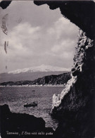 Cartolina Taormina ( Messina ) L'etna Visto Dalla Grotta - Messina