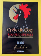 19909  Crête De Coq Rouge D'Epesses Dubois Fils Suisse - Coqs