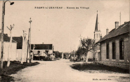 N°3523 W -cpa Pagny Le Château -entrée Du Village- - Andere & Zonder Classificatie