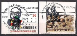 Nordmazedonien  (2006)  Mi.Nr.  381 + 384  Gest. / Used  (5fi28)+ - North Macedonia