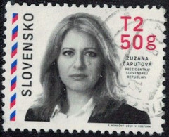 Slovaquie 2019 Oblitéré Used Présidente De La République Slovaque Zuzana Caputova Y&T SK 769 SU - Used Stamps