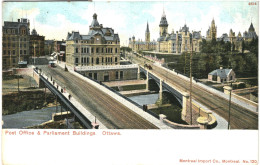 CPA Carte Postale Canada Ottawa Post Office Parliament Buildings 1903  VM81157ok - Ottawa