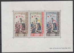 Laos: 1963, Blockausgabe: Mi. Nr. 32, 100 Jahre Internationales Rotes Kreuz..  **/MNH - Red Cross