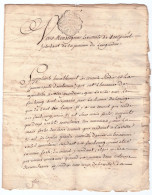 1775 - Auterive (Haute-Garonne) - Requête Du Syndic De La Communauté Au Vicomte De Saint-Priest Intendant Du Languedoc - Documentos Históricos