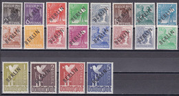 Berlin 1948 - Mi.Nr. 1 - 20 - Postfrisch MNH - Geprüft - Nuevos