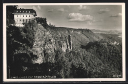 AK Hohnstein /Elbe, Das Brandgasthaus  - Hohnstein (Saechs. Schweiz)