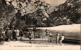 N°3530 W -cpa Gorges Du Tarn -cirque Des Baumes - Pêcheurs- - Gorges Du Tarn