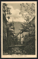 AK Stolberg I. Harz, Ortspartie Mit Turm  - Stolberg (Harz)