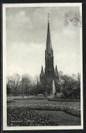 AK Hamburg-Wandsbek, Park Vor Der Kirche  - Wandsbek