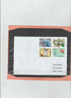 Italia Rep. 2024 - Busta X L'interno Affrancata Con 4 Stamps - 2021-...: Storia Postale