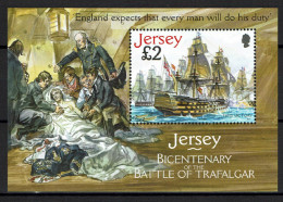 Jersey - 2005 - MNH - History - Battle Of Trafalgar, La Bataille De Trafalgar - Jersey