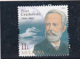 Moldova 2015 Moldavie Moldau Pyotr Ilyich Tchaikovsky Russian Composer  Used - Moldavie