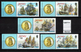 Jersey - 2005 - MNH - History - Battle Of Trafalgar, La Bataille De Trafalgar - Jersey