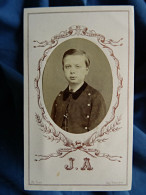 Photo CDV Vivot   Portrait En Médaillon D'un Petit Garçon (Joseph Antoine 24 Mai 1874)  - L680C - Alte (vor 1900)