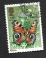 GRAN BRETAGNA (UNITED KINGDOM) -  SG 1153  -  1981  ANIMALS: BUTTERFLY (AGLAIS IO  -   USED (°) -  RIF. APP2 - Used Stamps