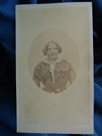 Photo CDV Anonyme  Portrait Femme  Sec. Emp. CA 1860 - L680C - Ancianas (antes De 1900)